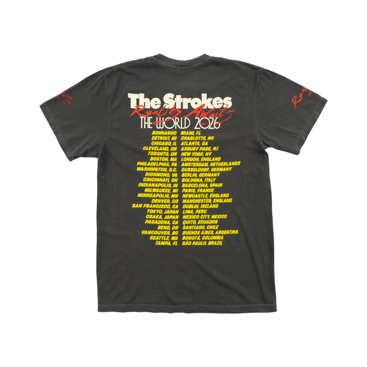 Reality Awaits The World Tour Tee