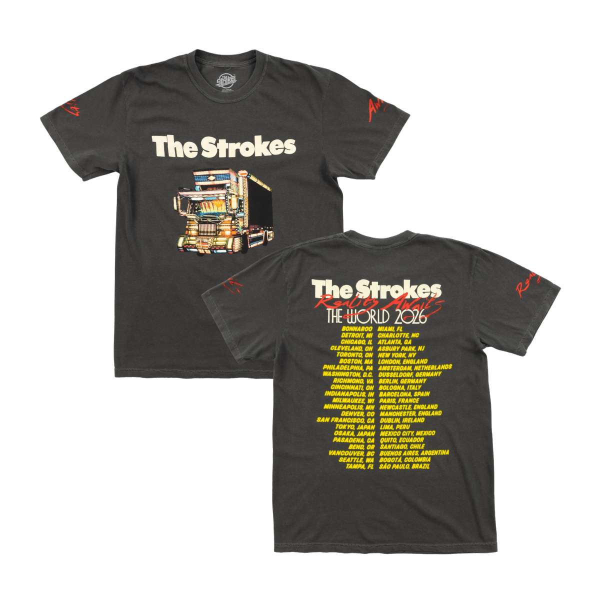 Reality Awaits The World Tour Tee