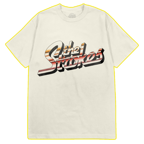 The Strokes Striped Logo Tee The Strokes Striped Logo Tee
