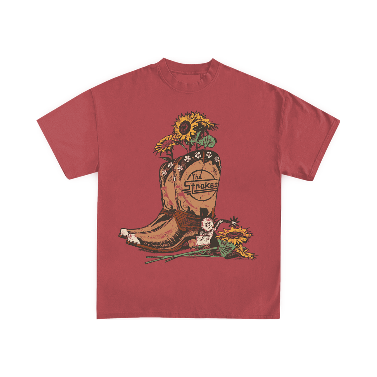Sunflower Boots Vintage Tee