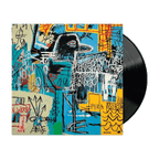 A vinyl record with a colorful, graffiti-style artwork on the album cover.