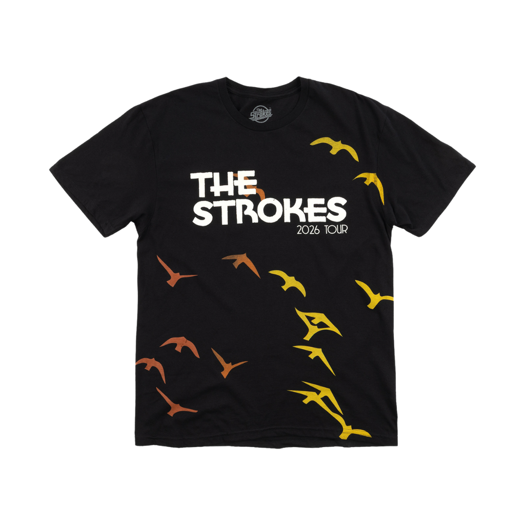The Strokes Allover Birds 2026 Tour Tee