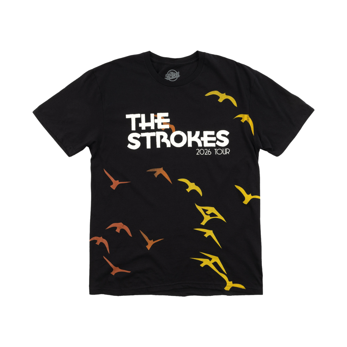 The Strokes Allover Birds 2026 Tour Tee