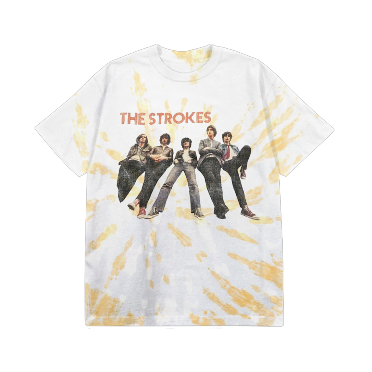 The Strokes Photo Tie-Dye Tee