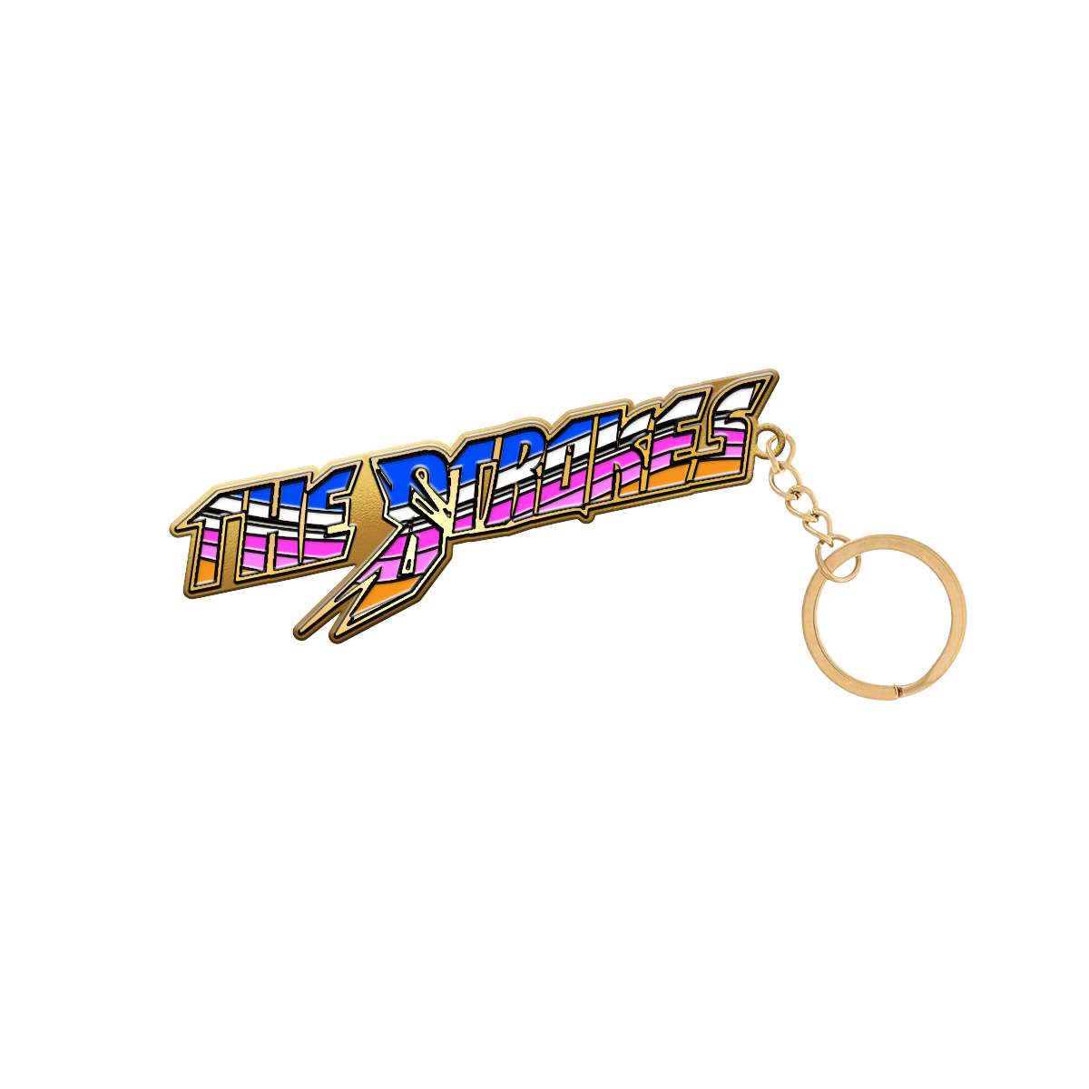 The Strokes Retro Logo Keychain