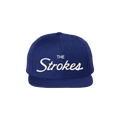 Blue cap with 'The Strokes' logo