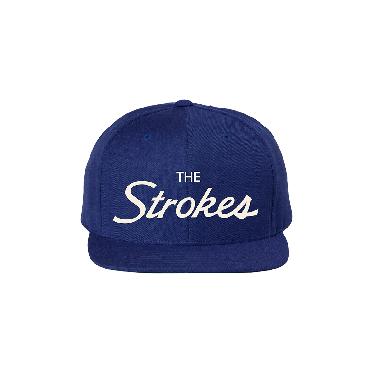 Blue cap with 'The Strokes' logo