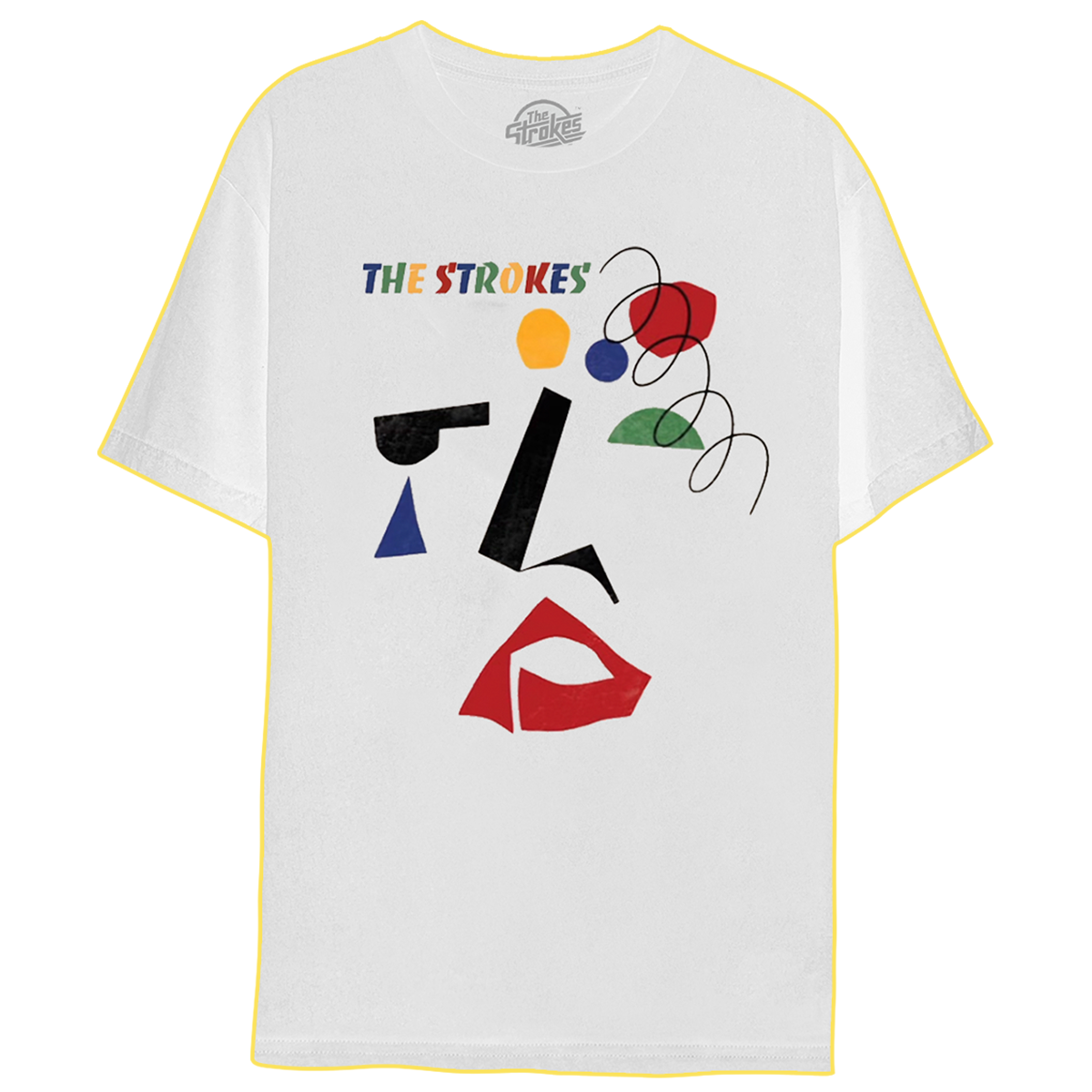 Abstract White Tee The Strokes abstract-white-tee-the-strokes